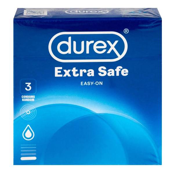 DUREX προφυλακτικά extra safe 3τεμ