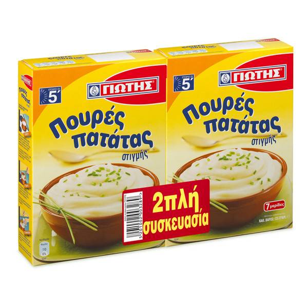 ΓΙΩΤΗΣ πουρές πατάτας 2x125gr