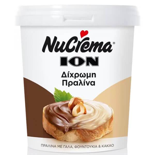 ΙΟΝ πραλίνα nucrema δίχρωμη 380gr
