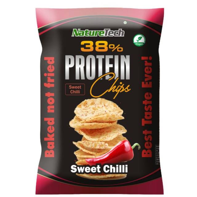 NATURE TECH πατατάκια πρωτεΐνης με μπάρμπεκιου 50gr