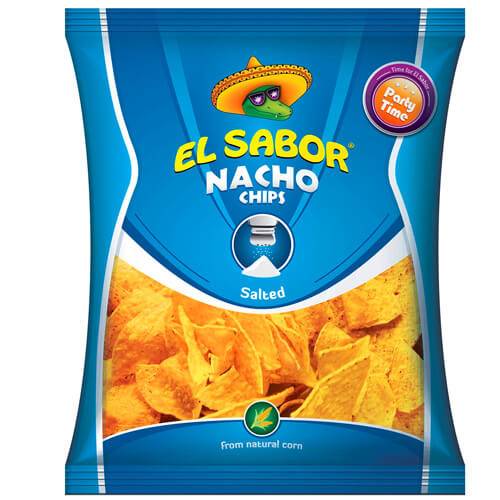 EL SABOR nacho chips αλάτι 100gr