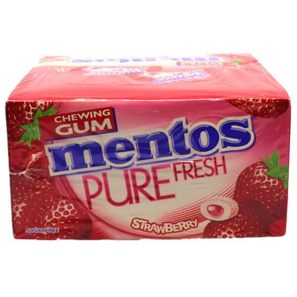 MENTOS τσίχλες pure fresh mini φράουλα 100τεμ