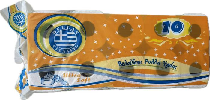 ORBITA HELLAS χαρτί υγείας cleaning ultra soft 3φυλλο 10x160gr