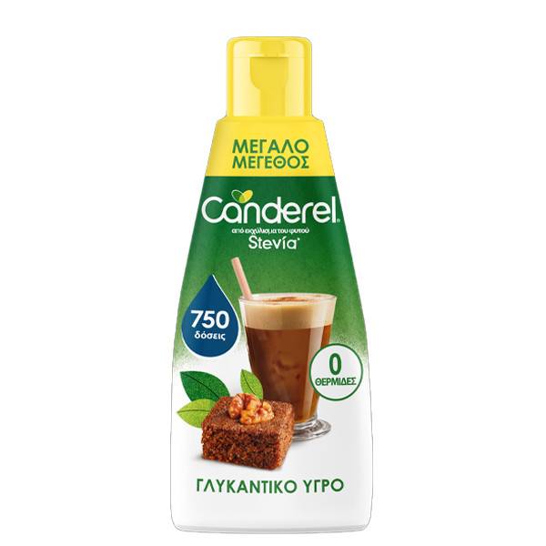 CANDEREL γλυκαντικό stevia υγρό 205ml