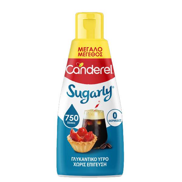 CANDEREL γλυκαντικό sugarly υγρό χωρίς επίγευση 205ml