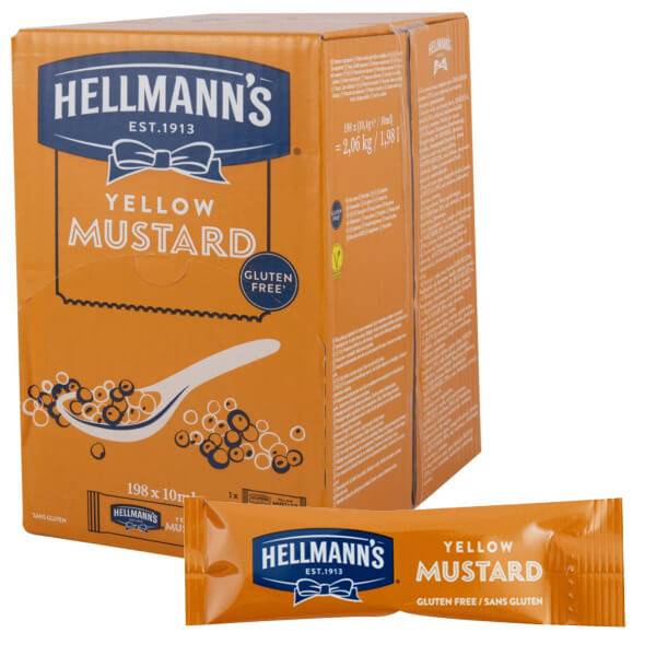 HELLMANN'S μουστάρδα μερίδες 198x10ml
