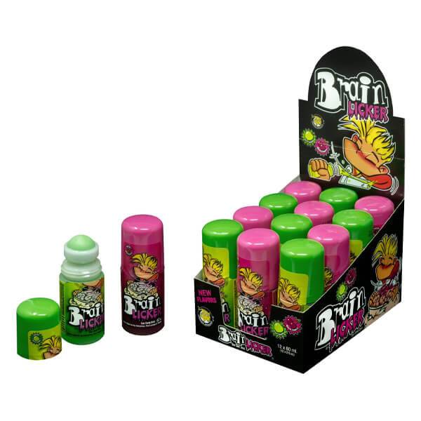 SOUR CANDY γλειφιτζούρι brain licker κεράσι και μήλο 12x60ml