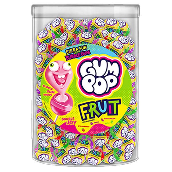 Γλειφιτζούρι gum pop με γεύση φρούτων 100τεμ