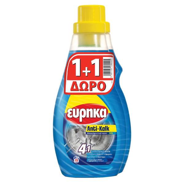 ΕΥΡΗΚΑ αποκληρυντικό gel anti-kalk 2x750ml