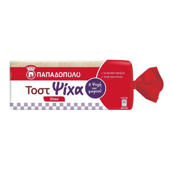 ΠΑΠΑΔΟΠΟΥΛΟΥ τοστ ψίψα σίτου 450gr