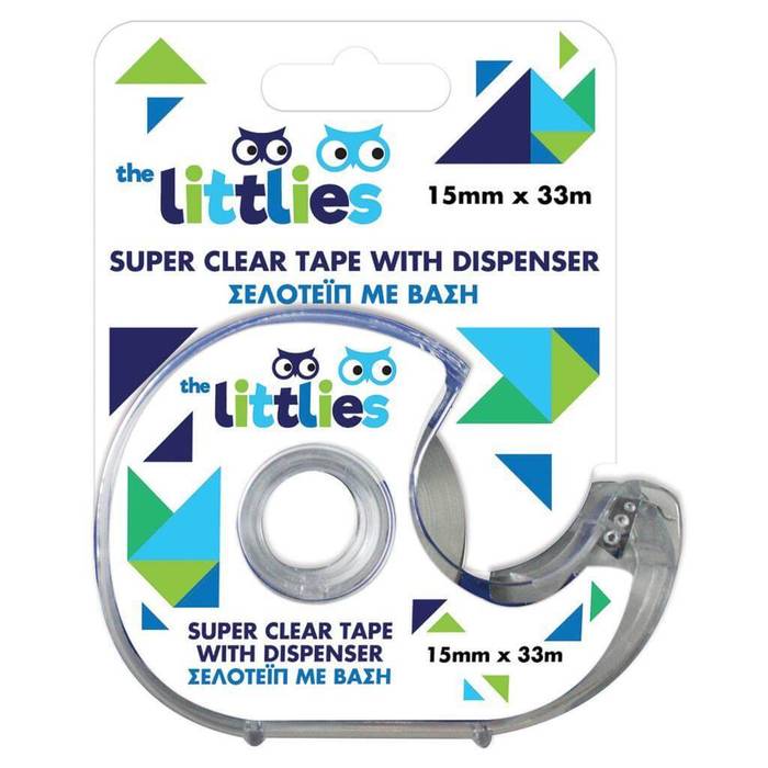 THE LITTLIES σελοτέιπ με βάση super clear 15mm x 33m