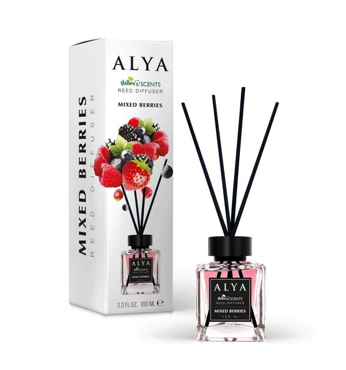 ALYA nature's scents αρωματικό χώρου με στικ mixed berries 100ml
