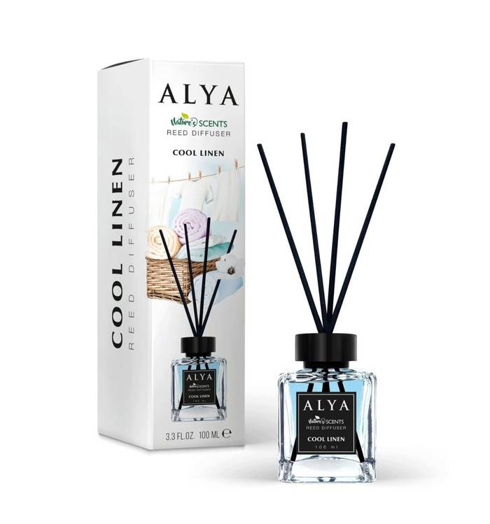 ALYA nature's scents αρωματικό χώρου με στικ cool linen 100ml