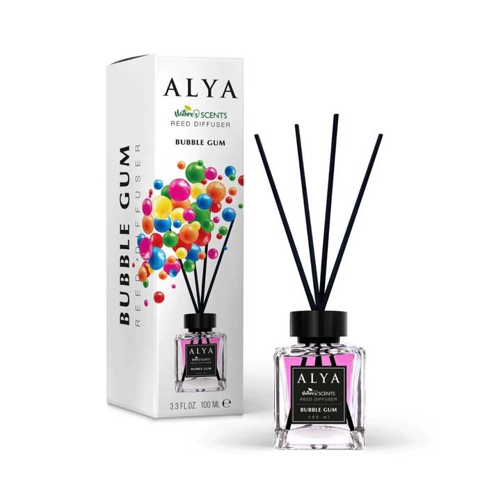 ALYA nature's scents αρωματικό χώρου με στικ bubble gum 100ml