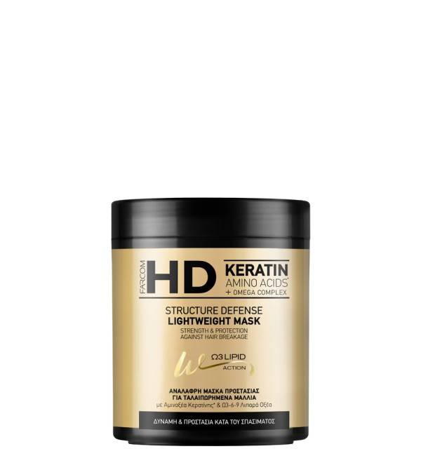 FARCOM HD μάσκα μαλλιών structure defence 1lt
