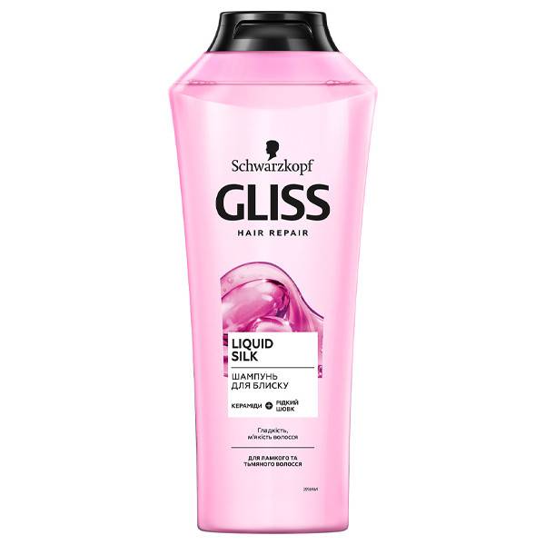 SCHWARZKOPF Gliss σαμπουάν liquid silk 400ml