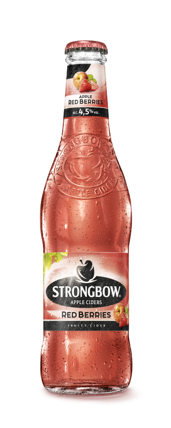 STRONGBOW μηλίτης φιάλη red berries 330ml