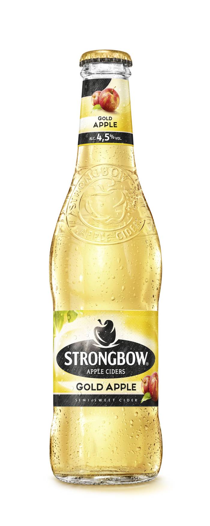 STRONGBOW μηλίτης φιάλη gold apple 330ml
