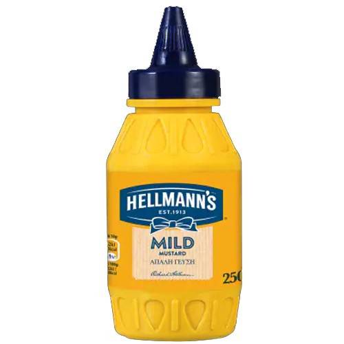 HELLMANN'S μουστάρδα απαλή 250gr