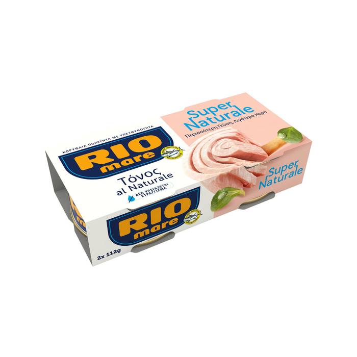 RIO MARE τόνος σε νερό φυσικός χωρίς στράγγισμα 2x160gr