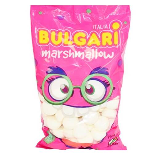 BULGARI ζαχαρωτά marshmallows golf λευκά βανίλια 900gr