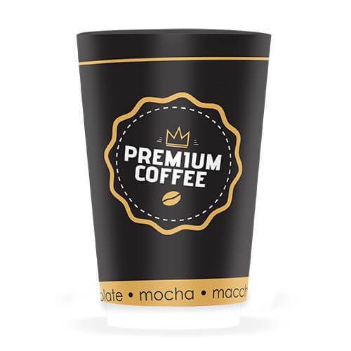 GOLD PREMIUM COFFEE ποτήρι χάρτινο double wall 12οz-14oz 25τεμ