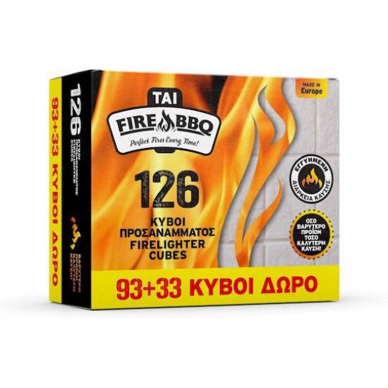 TAI προσάναμμα κύβοι 126τεμ