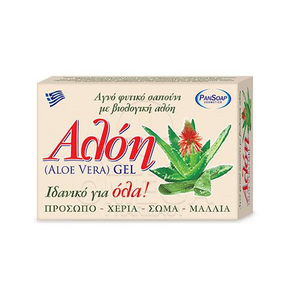 PANSOAP σαπούνι αγνό φυτικό με βιολογική αλόη 125gr