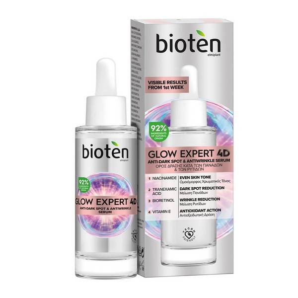 BIOTEN ορός προσώπου glow expert 4d με νιασιναμίδη 30ml