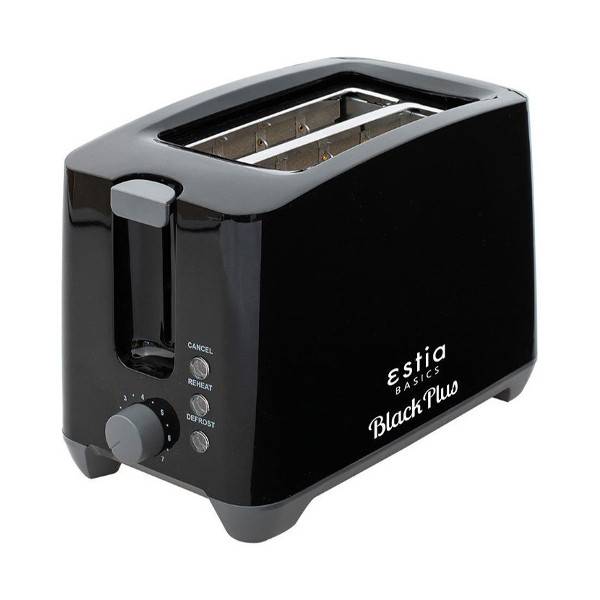 ESTIA Black Plus φρυγανιέρα μαύρη 750w