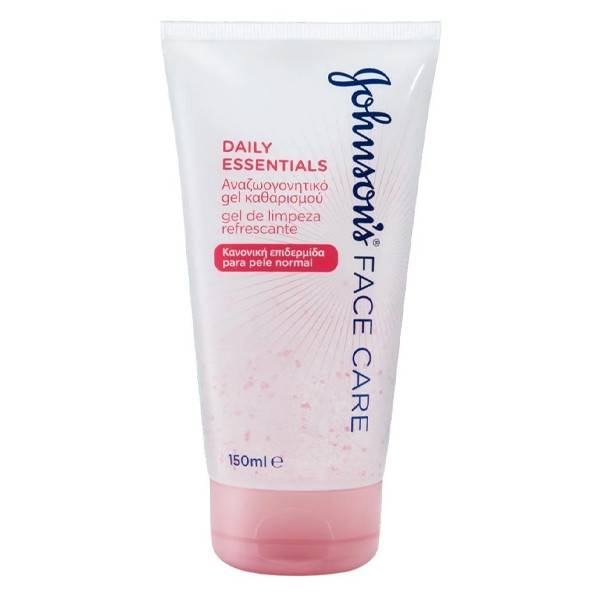 JOHNSON'S gel καθαρισμού προσώπου normal daily essential 150ml