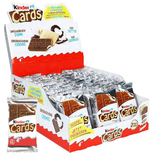 FERRERO Kinder μπισκότα cards 30x25,6gr