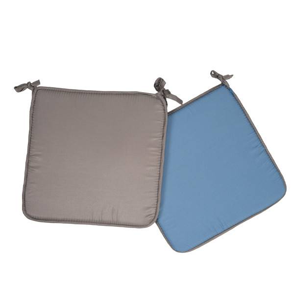 FLAMINGO μαξιλάρι καρέκλας microfiber μπλε-γκρι 38x38cm 1τεμ