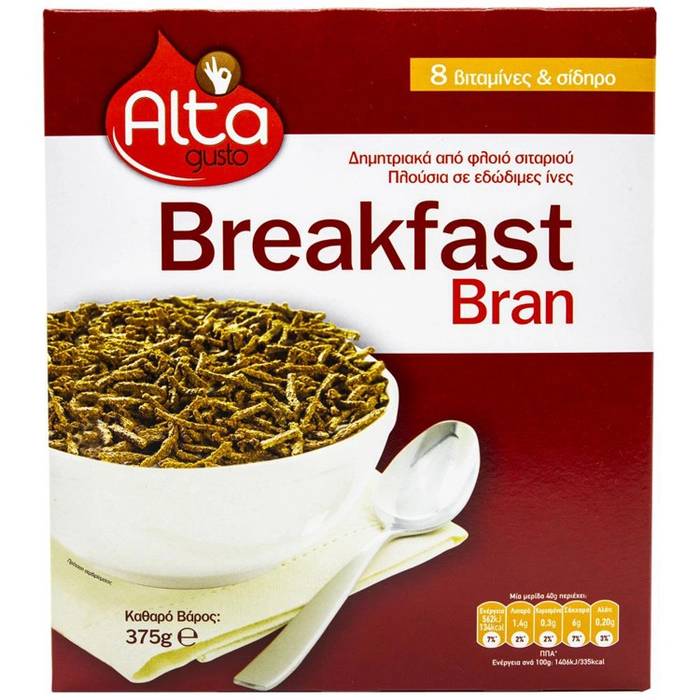 ALTA Gusto Breakfast Bran 375gr