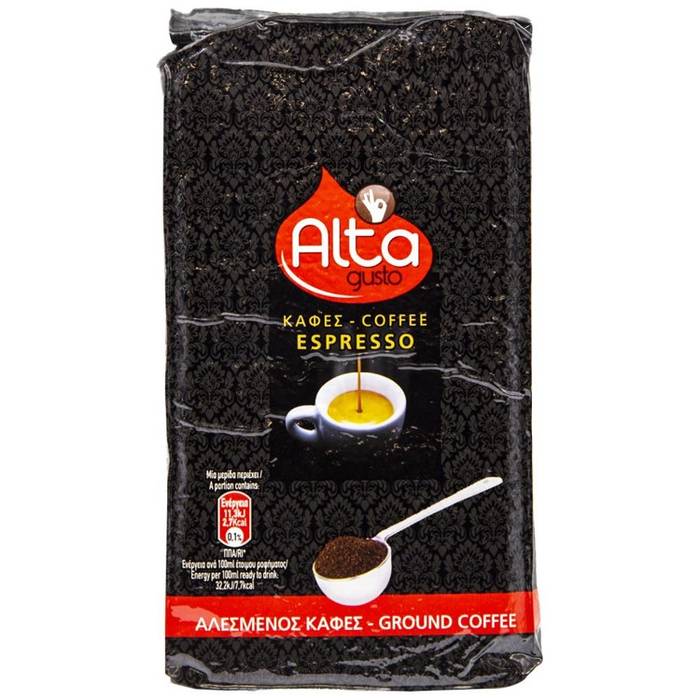 ALTA Gusto Καφές Espresso Αλεσμένος 250gr
