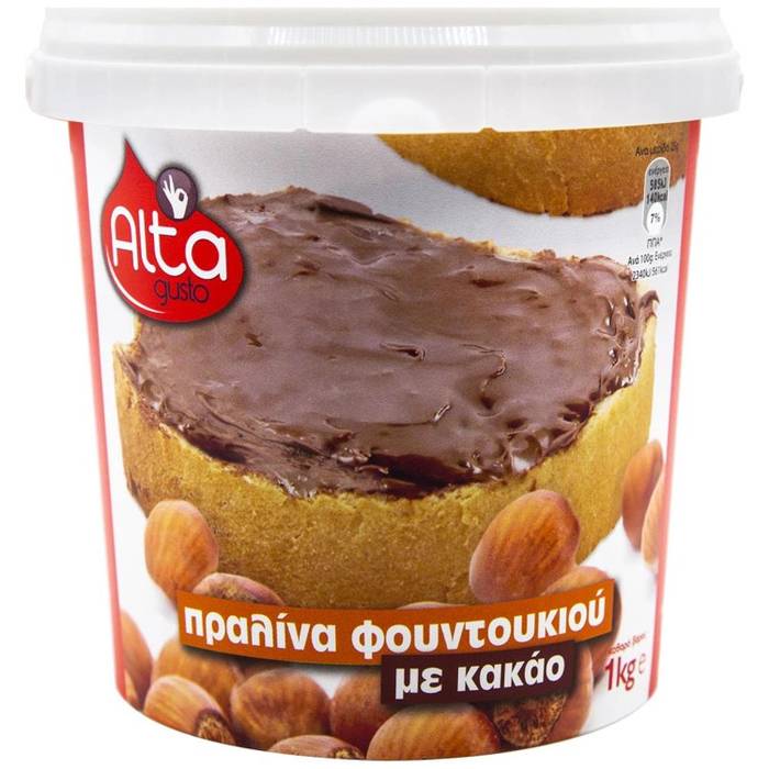 ALTA Gusto Πραλίνα Φουντουκιού Με Κακάο 1kg