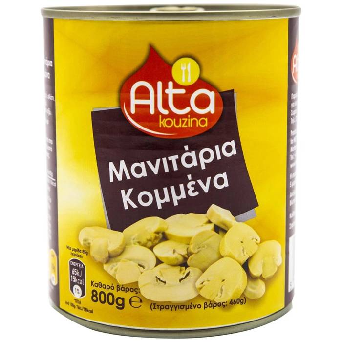 ALTA Kouzina Μανιτάρια Κομμένα 800gr