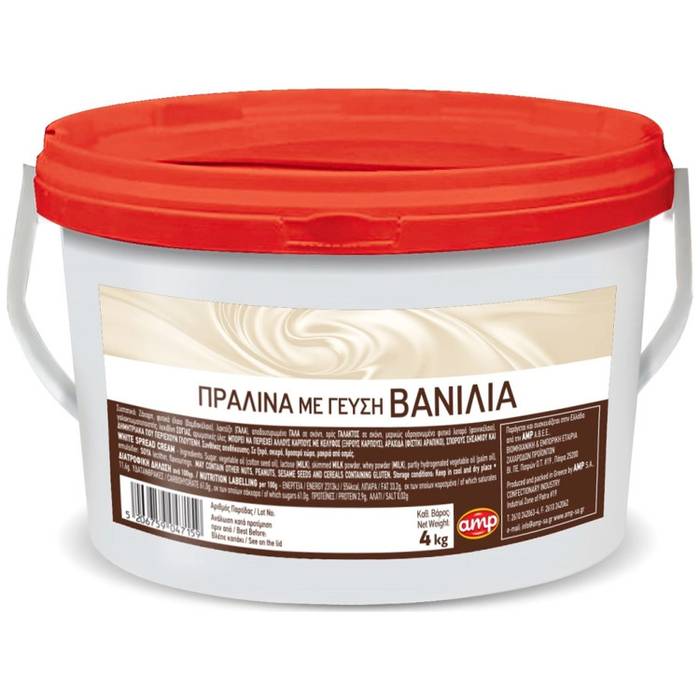 AMP Πραλίνα Με Γεύση Βανίλια 4kg