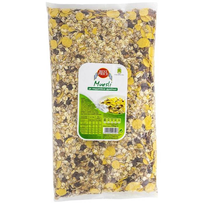 Best Price Muesli Fruits 1,5Kg