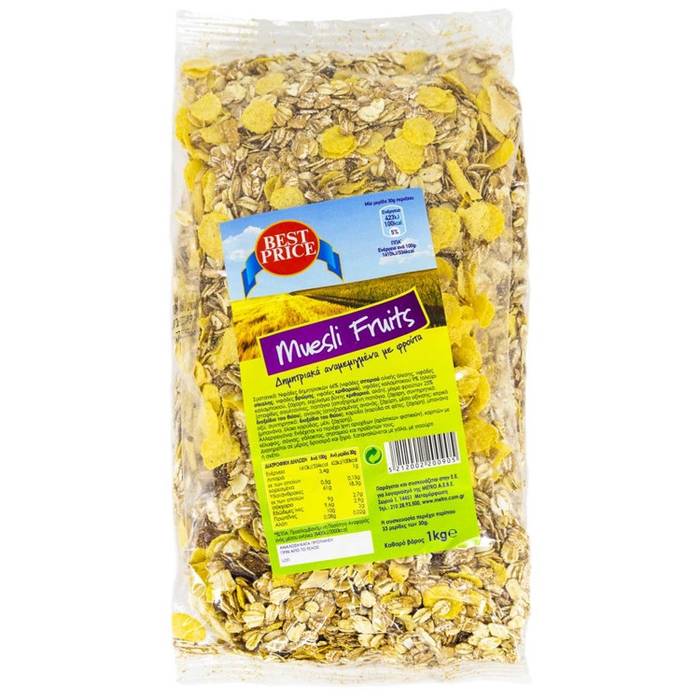Best Price Muesli Fruits 1Kg