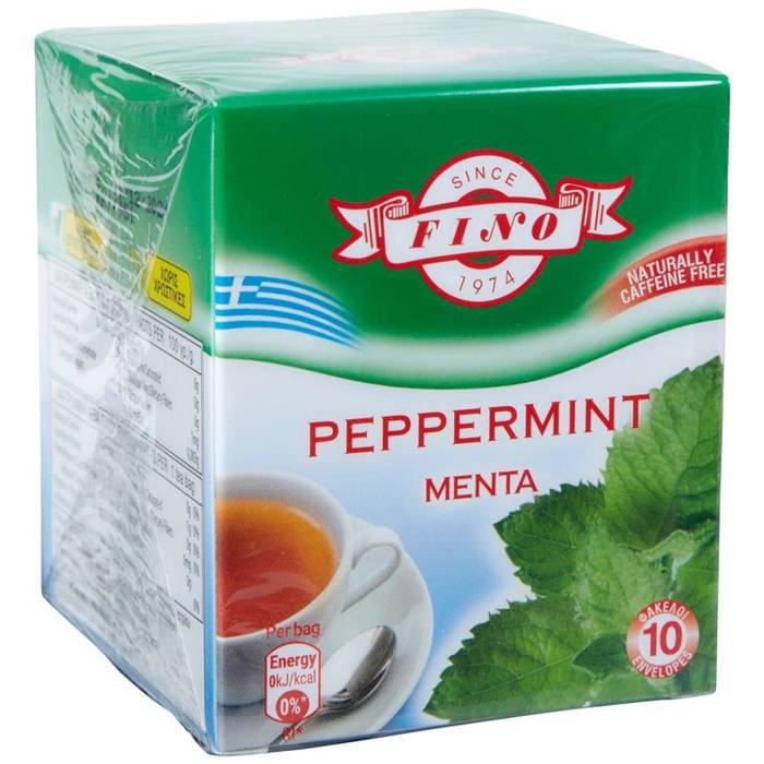 FINO Μέντα Κουτί 10 Φακελάκια x 1gr