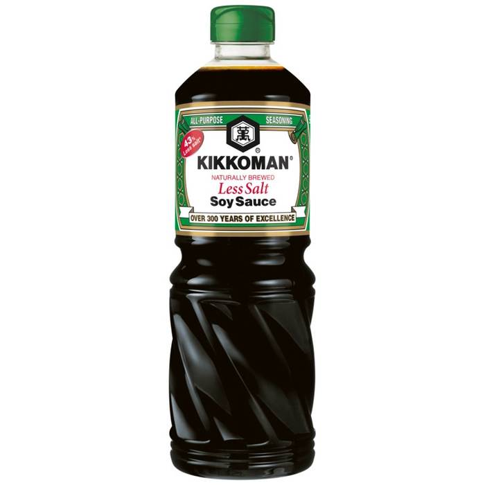 KIKKOMAN σάλτσα σόγιας με λιγότερο αλάτι 975ml