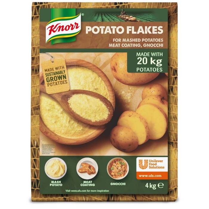 KNORR πουρές πατάτας σε νιφάδες 4kg