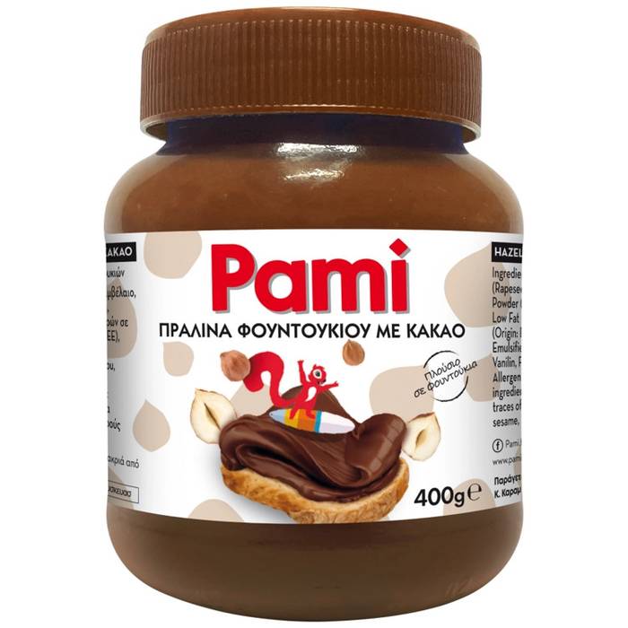 PAMI άλειμμα πραλίνα φουντουκιού 400gr
