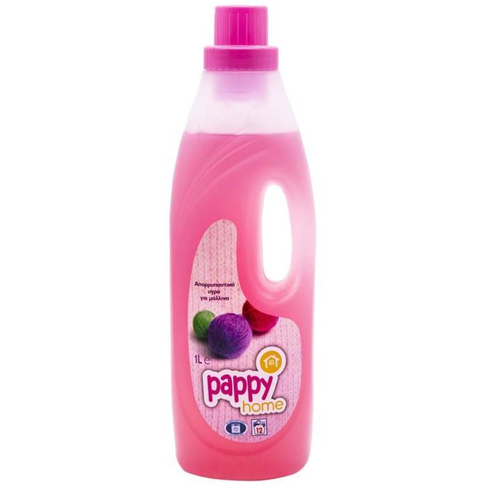 PAPPY HOME υγρό απορρυπαντικό ρούχων για μάλλιαν 12μεζ 1lt
