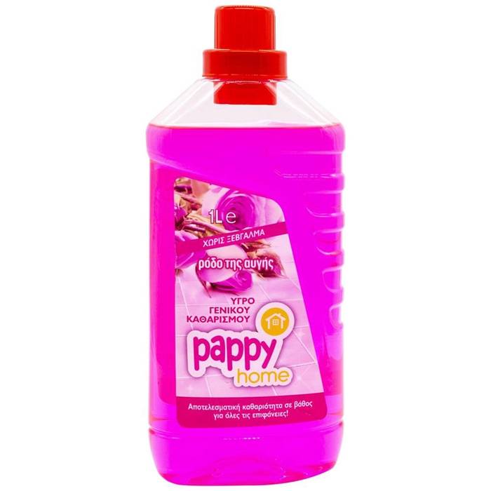 PAPPY HOME υγρό γενικού καθαρισμού ρόδο αυγής 1lt