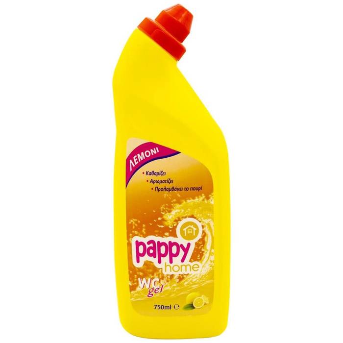 PAPPY HOME υγρό καθαρισμού τουαλέτας λεμόνι 750ml