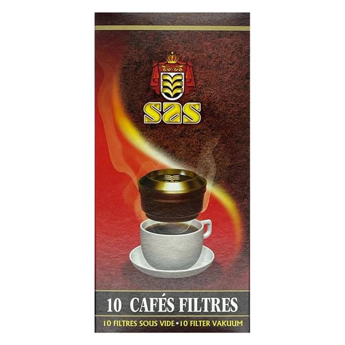 SAS KOFFIE καφές φίλτρου σε ατομικές μερίδες 10x7,5gr