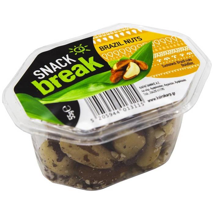 SNACK BREAK ξηροί καρποί brazil 55gr