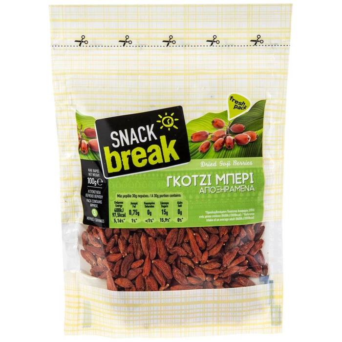 SNACK BREAK γκότζι μπέρι αποξηραμένα 100gr
